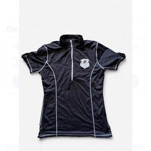 Goode Rider Ideal Show Shirt Black White Size M